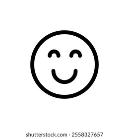 Improves mood and focus icon Symbol mark in Outline style