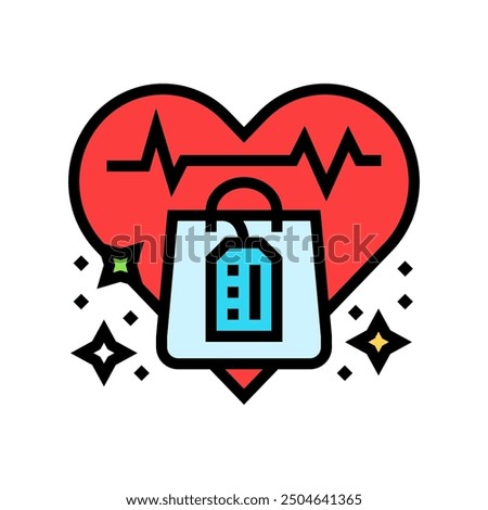 impulse buying consumer behavior color icon vector. impulse buying consumer behavior sign. isolated symbol illustration