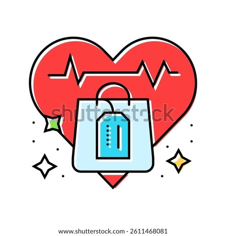impulse buying consumer behavior color icon vector. impulse buying consumer behavior sign. isolated symbol illustration