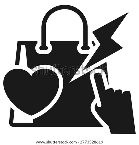 Impulse Buying Icon Element For Design