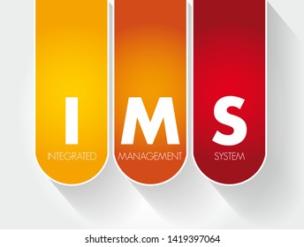 IMS - Integrated Management System acronym, business concept background