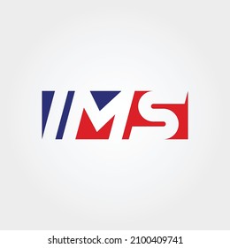 IMS Letter vector design illustrations
