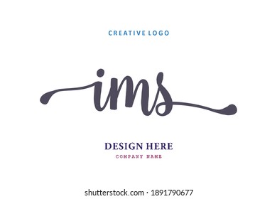 IMS lettering logo is simple, easy to understand and authoritative