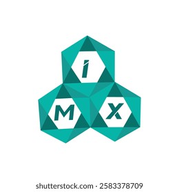 IMX creative minimalist letter logo. IMX unique vector initials alphabet letter logo design
