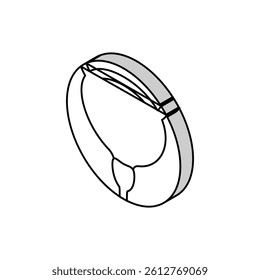 inability control bladder disease symptom isometric icon vector. inability control bladder disease symptom sign. isolated symbol illustration