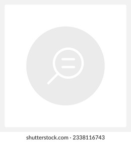 Inactive actual size zoom UI element template. Editable isolated vector dashboard component. Flat user interface. Visual data presentation. Web design widget for mobile application with light theme