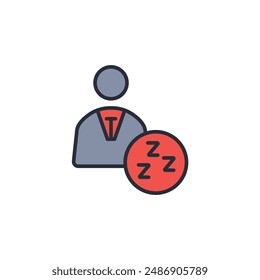 inactive icon. vector.Editable stroke.linear style sign for use web design,logo.Symbol illustration.