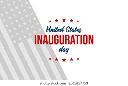 Inauguration Day Holiday concept. Template for background, banner, card, poster, t-shirt with text inscription