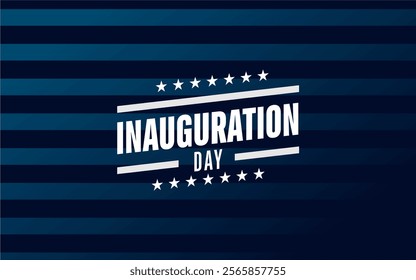 Inauguration Day Holiday concept. Template for background, banner, card, poster, t-shirt with text inscription