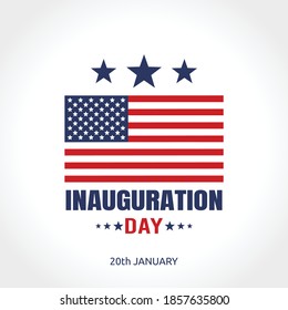 Inauguration Day in United State of America Vector Illustration. Suitable for greeting card poster and banner