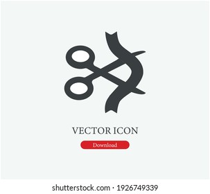 Inauguration vector icon.  Editable stroke. Linear style sign for use on web design and mobile apps, logo. Symbol illustration. Pixel vector graphics - Vector
