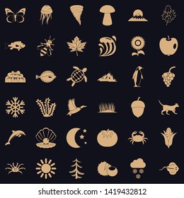 Inborn icons set. Simple set of 36 inborn vector icons for web for any design