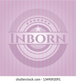 Inborn vintage pink emblem