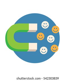 Inbound Marketing Graphic with Magnet