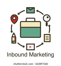 Inbound marketing icon