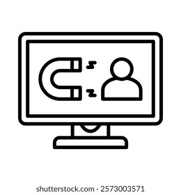 Inbound Marketing Icon Element For Design