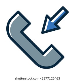Inbound Vector Thick Line Filled Dark Colors Icons For Personal And Commercial Use.

