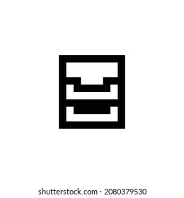 inbox all pixel perfect icon design. Flat style design isolated on white background. Vector illustration
