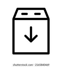 Inbox Archive Icon Vector Symbol Design Illustration