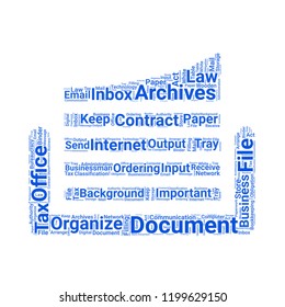 Inbox document icon