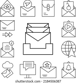 6,748 Text inbox icon Images, Stock Photos & Vectors | Shutterstock