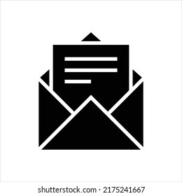 Inbox email vector icon symbol design