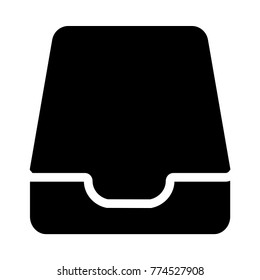  inbox Glyph icon