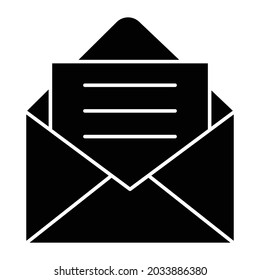 Inbox Glyph Style vector icon which can easily modify or edit 