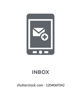 Inbox icon. Inbox design concept from  collection. Simple element vector illustration on white background.