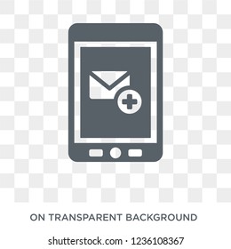 Inbox icon. Inbox design concept from  collection. Simple element vector illustration on transparent background.