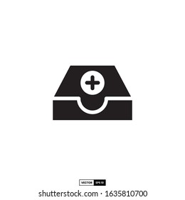 Inbox icon, design inspiration vector template for interface and any purpose