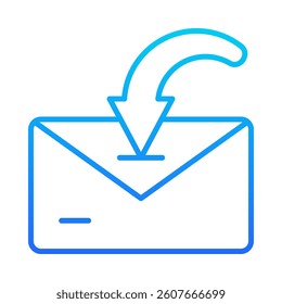 Inbox Icon Element for Design