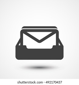 Inbox icon Email illustration