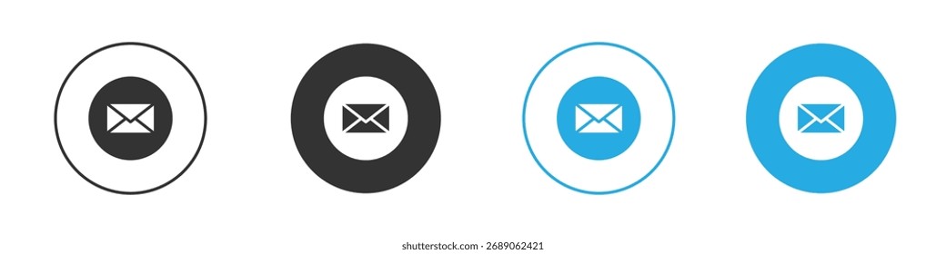 Inbox icon. Graphic icon design template