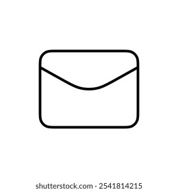 Vector de contorno de icono de bandeja de entrada para Web ui