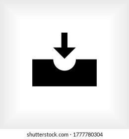 Inbox Icon. UI. Notification Symbol - Vector.