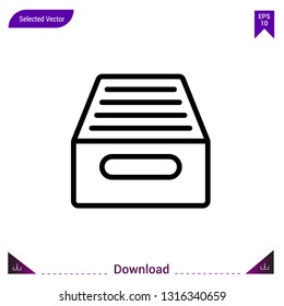 inbox icon  vector . Best modern, simple, isolated, dialogue-set , logo, flat icon for website design or mobile applications, UI / UX design vector format