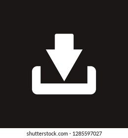 inbox icon. inbox vector design. sign design