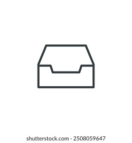 Inbox icon, inbox vector illustration