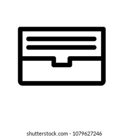 inbox icon vector pictogram symbol