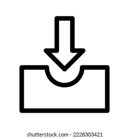 Inbox Icon Vector Symbol Design Illustration