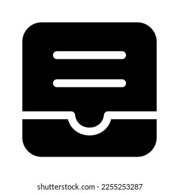 Inbox Icon Vector Symbol Design Illustration