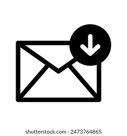 Inbox Icon Vector Symbol Design Illustration