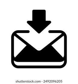 Inbox Icon Vector Symbol Design Illustration