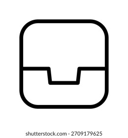 Inbox Icon Vector Symbol Design Illustration