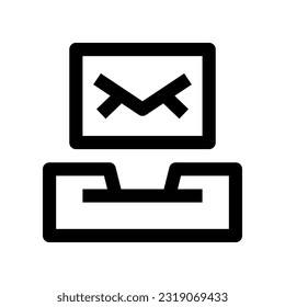 Inbox-Icon für Ihr Website-Design, Logo, App, UI.