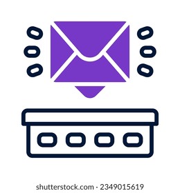 icono de bandeja de entrada para tu sitio web, móvil, presentación y diseño de logotipo.
