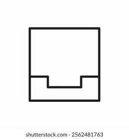 inbox mail icon sign vector