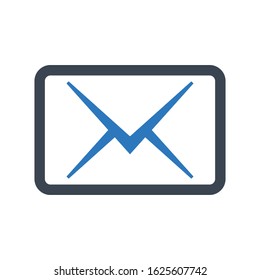 Inbox mail icon. vector graphics