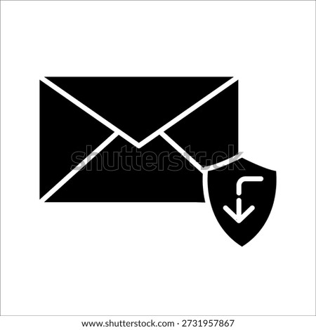 Inbox mail outline icon. linear style sign for mobile concept and web design. Envelope with download arrow simple line vector icon. Symbol, logo illustration. Pixel perfect vector graphics